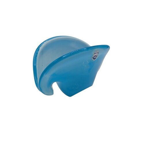 Vintag Italian Azzura Blue Clamshell Vase - Picture 11 of 14